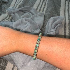Sterling silver turquoise bracelet